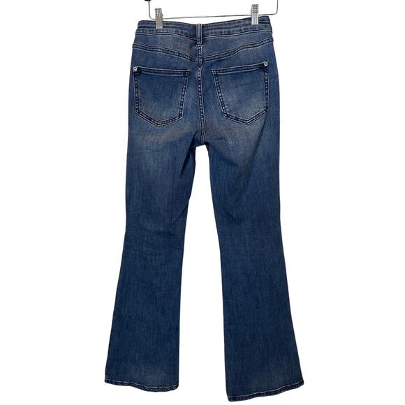 Pilcro Bootcut Flare Jeans Medium Wash Denim Blue Women's Size 26 - Picture 3 of 7